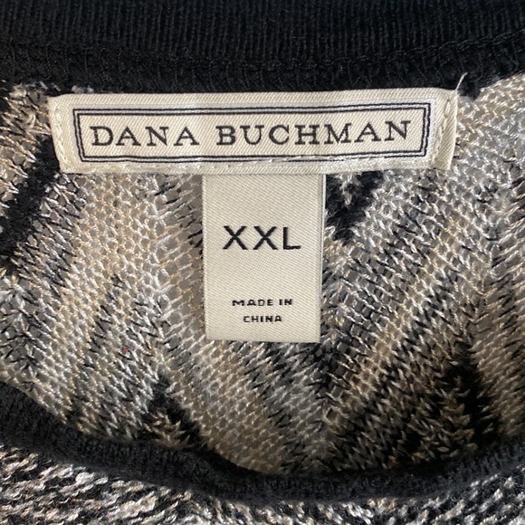 Dana Buchman 3/4 sleeve Chevron Sweater - Picture 2 of 6
